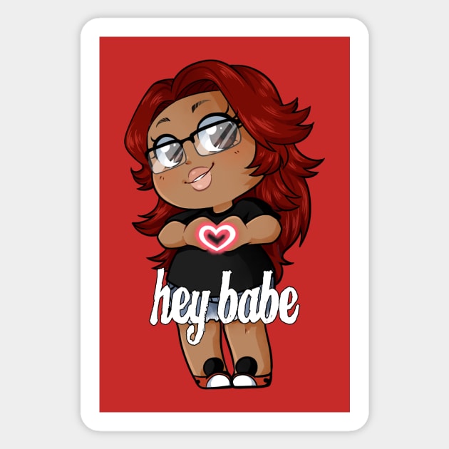 Hey Babe Sticker by itsladiitei